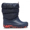 Cizme Crocs Toddler Classic Neo Puff Boot Bleumarin - Navy, 20, 22, 27, Albastru