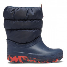 Cizme Crocs Toddler Classic Neo Puff Boot Bleumarin - Navy