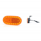 LAMPA GABARIT LED 1386 W197, 12V-24V, POZITIE PORTOCALIU WAS 43504