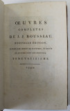 OEUVRES COMPLETES DE J.J. ROUSSEAU , TOME 13 : EMILE OU DE L &#039;EDUCATION ( TOME QUATRIEME ) , 1792