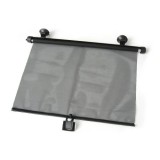 Parasolar auto retractabil, negru, Reer, 1 buc