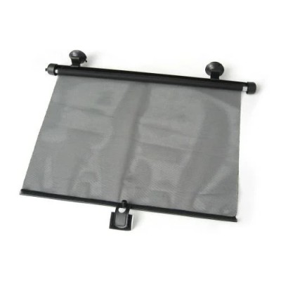 Parasolar auto retractabil, negru, Reer, 1 buc foto