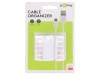 Clipsuri Cabluri Tip P Albe Goobay - Set Prindere Cabluri, Componente Electronice