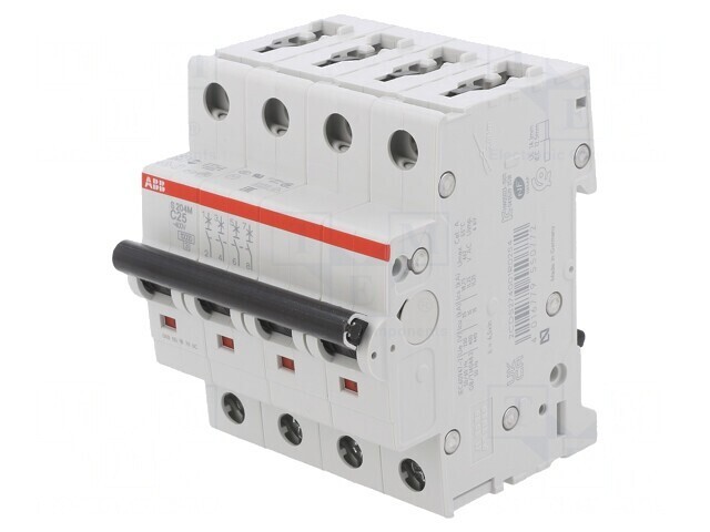 &Icirc;ntrerupător de supracurent 25A 4P 400V C