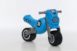Motocicleta copii cu doua roti fara pedale Cross 8 motor albastru, Dohany