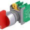 Comutator Rotativ 22mm Roșu 1 NO x2