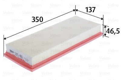 VALEO 585481 Filtru aer foto