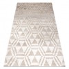 Covor PEARL 51323C bej - Geometric exclusiv, structural, 154x230 cm