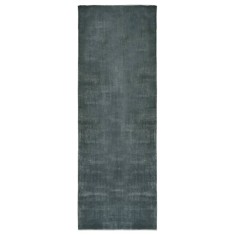 Covor traversă lavabil pliabil, gri, 100x300 cm, poliester