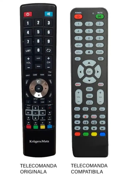 Telecomanda compatibila TV Kruger&amp;Matz PIL0326 cod ER 9442 (442)