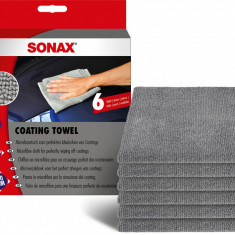 Set Lavete Microfibra Sonax Coating Towel, 40 x 40cm, 6 buc