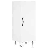 Cumpara ieftin Servanta, alb, 34,5x34x90 cm, lemn compozit