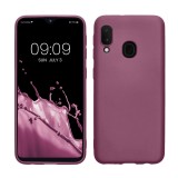 Husa Kwmobile pentru Samsung Galaxy A20e, Mov, Silicon, KWM0000102K010C, Carcasa