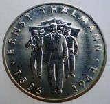 1.423 GERMANIA RDG DDR ERNST THALMANN 10 MARK 1986 XF