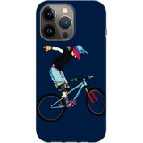 Husa compatibila cu Apple iPhone 12 Mini Bikemania, Silicon, TPU, Viceversa, Transparent, Carcasa