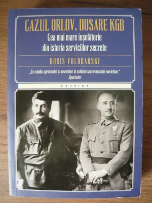 BORIS VOLODARSKI - CAZUL ORLOV, DOSARE KGB foto