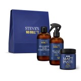 Steve's No Bull***t Hair Care Trio Box set cadou pentru păr pentru bărbați