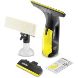 Aparat de curatat geamuri Karcher WV 2 Premium Black Edition, 100 ml, autonomie 35 minute, sticla pulverizator extra, negru/galben, 1.633-426.0