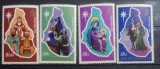 Montserrat 1976 Crăciun harta serie 4v. neștampilata