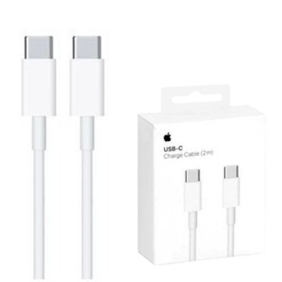 Cablu de Date USB-C la USB-C, 2m - Apple (MLL82ZM/A) - White foto