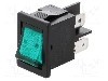 Intrerupator OFF-ON, 2 pozitii, DPST, BULGIN - H8553VBBG3