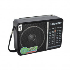 Radio portabil Leotec LT-606 Negru foto