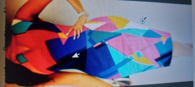 Rochie de vara multicolora, masura XL foto