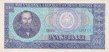 Bancnotă Rom&acirc;nia 100 lei 1966 &ndash; Nicolae Bălcescu, seria B.0202