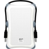 HDD extern portabil Silicon Power Armor A30 2TB, Anti-shock, USB 3.0, Alb