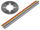 Cablu Bandă 10x28AWG Neecranat PVC 1,27mm