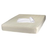 Cumpara ieftin Set Saltea ortopedica, tip relaxa, Dafin Lux Ortopedic, 160x200x21cm, fermitate medie, cu plasa de arcuri tip Bonell, fata vara-iarna, sistem de aeris