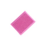 Petic textil termoadeziv Crisalida, 3 x 4 cm, Roz mediu