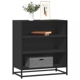 vidaXL Dulap, negru, 68x35x76 cm, lemn prelucrat și metal