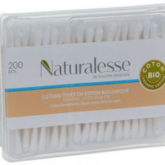 Betisoare din bumbac Organic, 200 bucati, Naturalesse