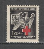 Deutsches Reich.1943 OCUPATIA IN BOEMIA SI MORAVIA-Crucea Rosie XD.128