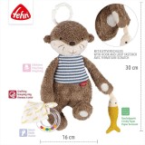 Centru de activitati pentru bebelusi Fehn Otter, vidra senzoriala 30 cm