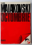Octombrie - Vladimir Maiakovski, poezii comuniste, 16 planse cu fotografii poet