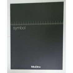 SYMBOL , CATALOG AL FIRMEI ITALIENE ' MioDino ' de ARHITECTURA , DESIGN , MOBILIER PENTRU BIROURI , TEXT IN ITALIANA SI ENGLEZA , 2006