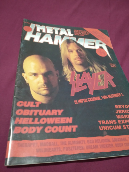 REVISTA METAL HAMMER NR.62 POSTER