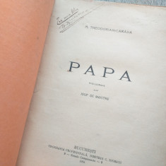 M.THEODORIAN-CARADA- PAPA, 1917