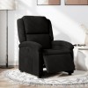 VidaXL Fotoliu rabatabil electric, negru, material textil 3204142