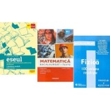 Pachet Bacalaureat 2026. Eseul. Pregatire individuala pentru proba scrisa, Matematica M2 Tehnologic. Teste si Fizica 100 variante rezolvate - Liliana