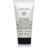 Apivita Cleansing Milk Face &amp; Eyes Lapte demachiant 3 &icirc;n 1 pentru față și ochi 50 ml