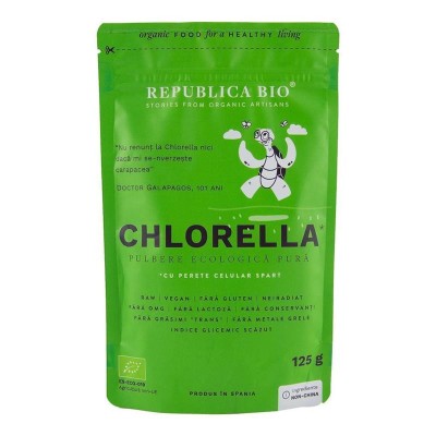 Pulbere de Chlorella Ecologica Vegana 125gr Republica Bio foto