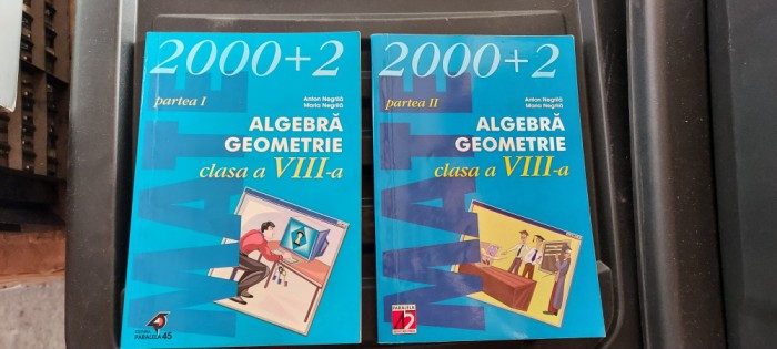 ALGEBRA GEOMETRIE CLASA A VIII A PARTEA I SI II - ANTON NEGRILA , PARALELA 45