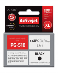 Cartus compatibil PG-510 black pentru Canon, 12 ml, Premium Activejet, Garantie 5 ani foto