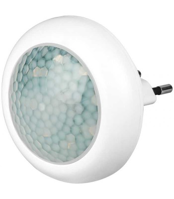 Lumina de noapte LED 1W alb rece 6400K cu detector de miscare PIR 5m foto