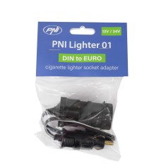 Resigilat : Adaptor DIN la priza de bricheta EURO PNI Lighter 01 cu cablu prelungi
