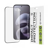 Folie de protectie Ecran Techsuit pentru Motorola Moto G77 / G67, Sticla Securizata, Full Glue, 111D, Neagra