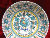 CASTRON BOL CERAMICA DERUTA ITALIA MODEL ORVIETO DECOR CU COCOS GALLETTO 24 CM